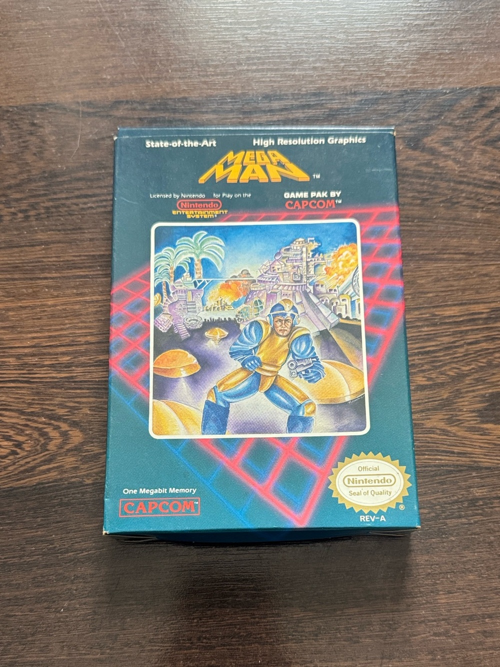 Mega Man NES Nintendo Entertainment System Box Only Authentic Original